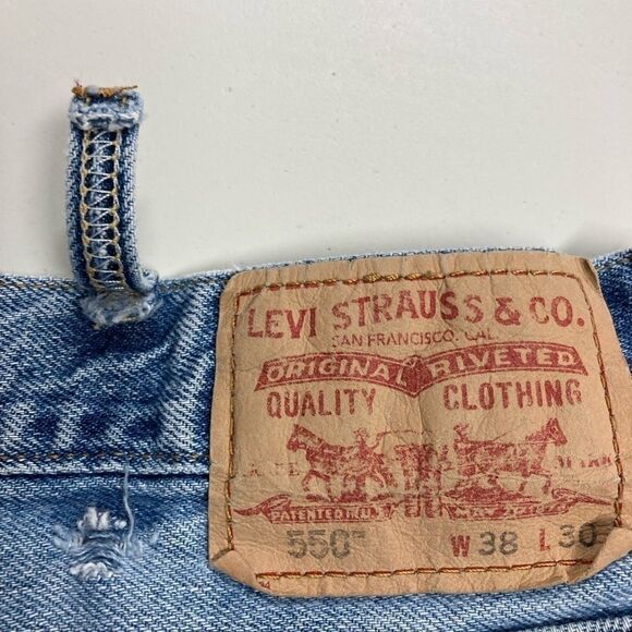 LEVI’S, Men’s 550,Relaxed fit, jeans, blue, 38/30 - Picture 4 of 15